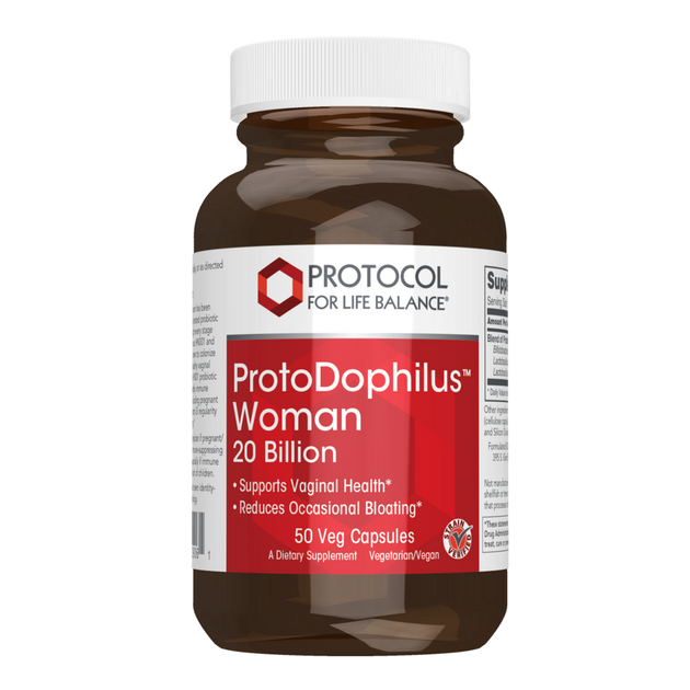 Protodophilus Woman 20 Billion, 50 Capsules , Brand_Protocol for Life Balance capsules Form_Capsules Requires Consultation Size_50 Capsules