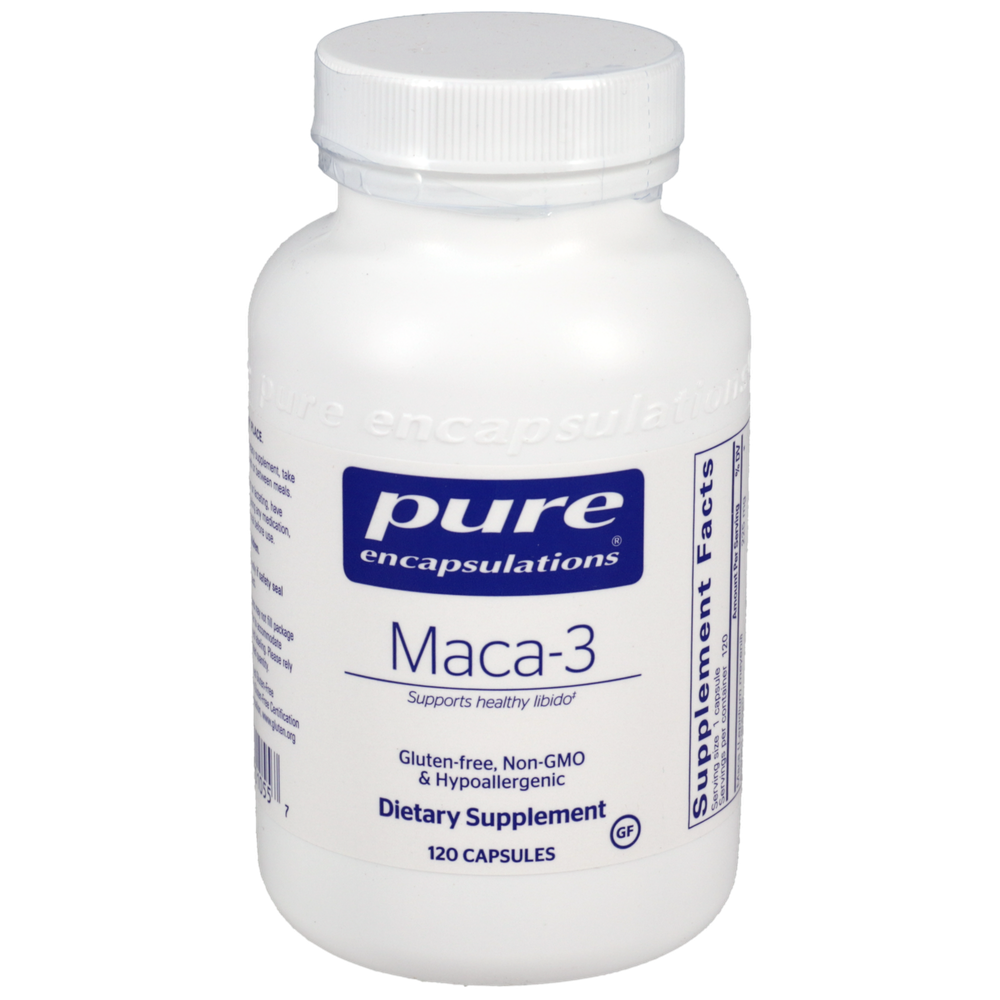 Maca-3, 120 Capsules , Brand_Pure Encapsulations caps Emersons Form_Capsules Requires Consultation Size_120 Capsules