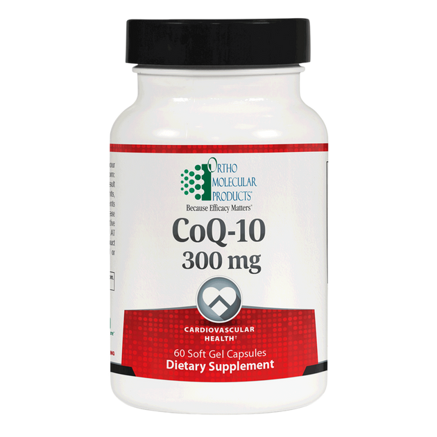 CoQ-10 300mg, 60 Softgels , Brand_Ortho Molecular Form_Softgels Requires Consultation Size_60 Softgels softgels