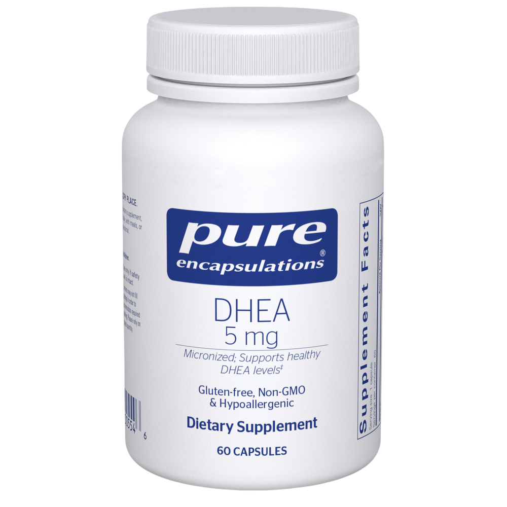 DHEA 5mg, 60 Capsules , Brand_Pure Encapsulations Form_Capsules Requires Consultation Size_60 Capsules