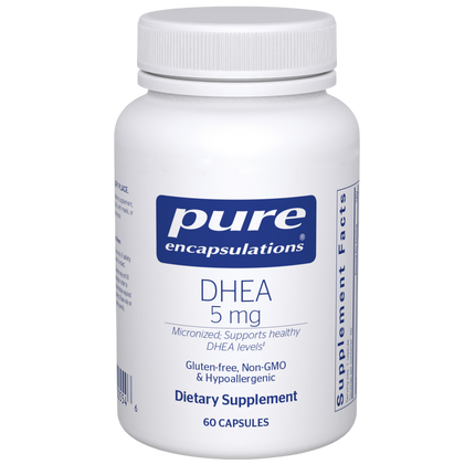 DHEA 5mg, 60 Capsules , Brand_Pure Encapsulations Form_Capsules Requires Consultation Size_60 Capsules