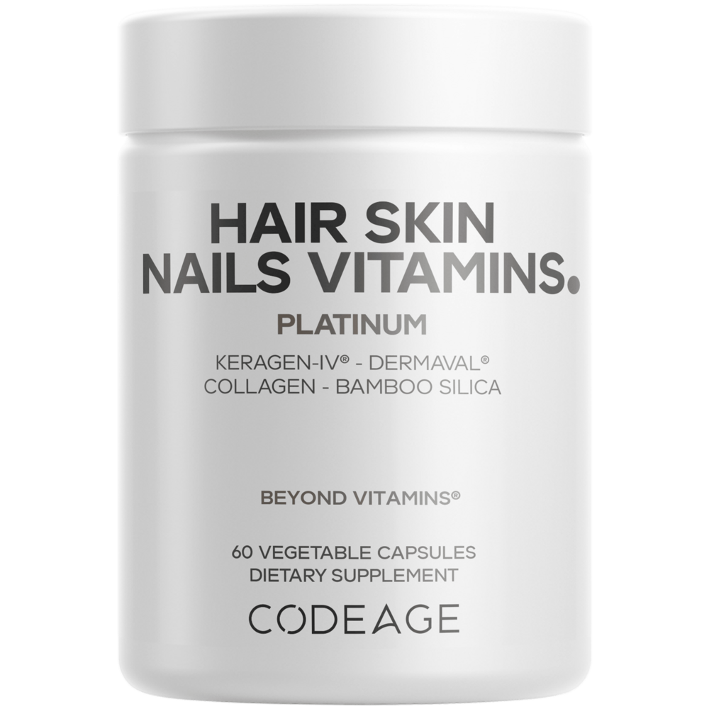 Hair Skin Nails Vitamins Platinum, 60 Capsules