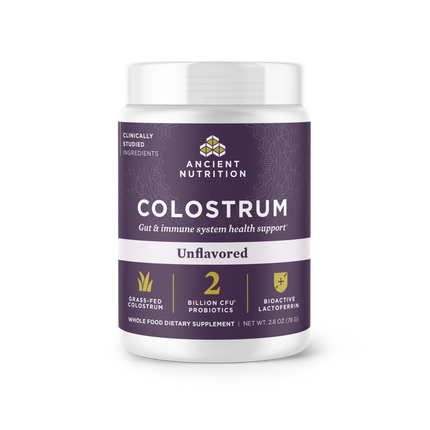 Ancient Nutrition Colostrum Powder Gut and Immune System Health, Unflavored - front