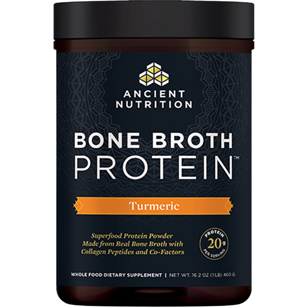 Ancient Nutrition Bone Broth Protein Turmeric - front