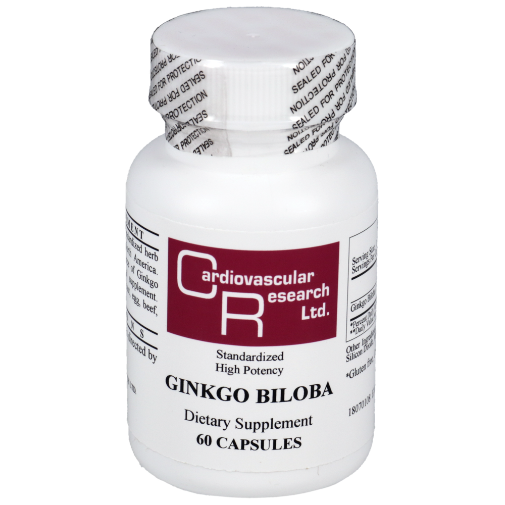 Ginkgo Biloba 120mg, 60 Capsules