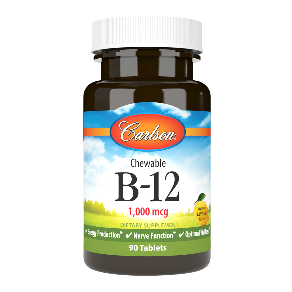 B-12 1000mcg, 90 Tablets