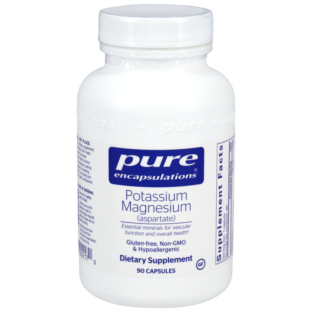 Potassium Magnesium (aspartate), 90 Capsules , Brand_Pure Encapsulations caps Form_Capsules Not Emersons Size_90 Caps