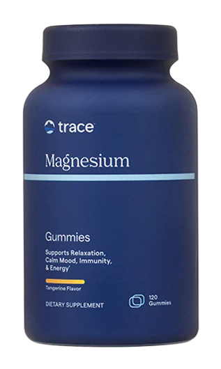 Magnesium Gummies - Tangerine, 120 Gummies , Brand_Trace Minerals Form_Gummies Size_120 Gummies