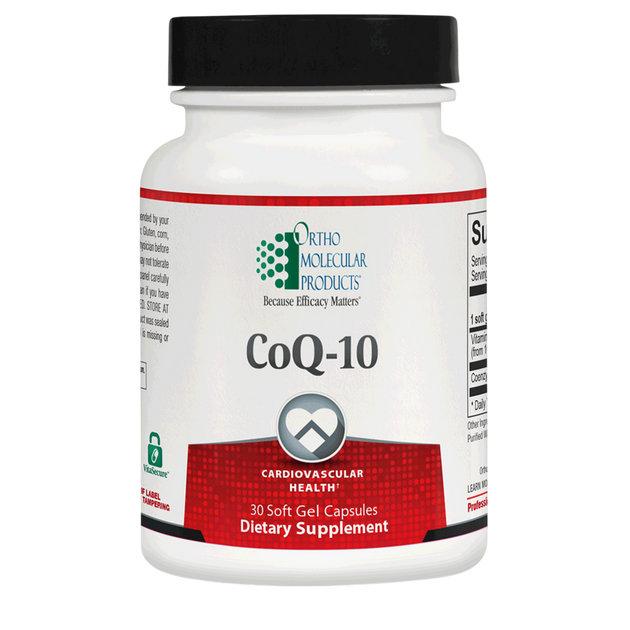 CoQ-10, 30 Softgel Capsules , Brand_Ortho Molecular Form_Softgels Requires Consultation Size_30 Softgels softgels