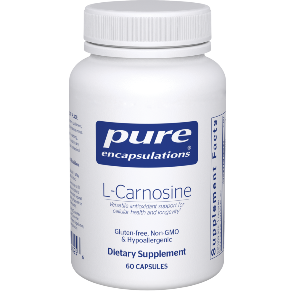 L-Carnosine 500 mg, 60 Capsules , Brand_Pure Encapsulations caps Emersons