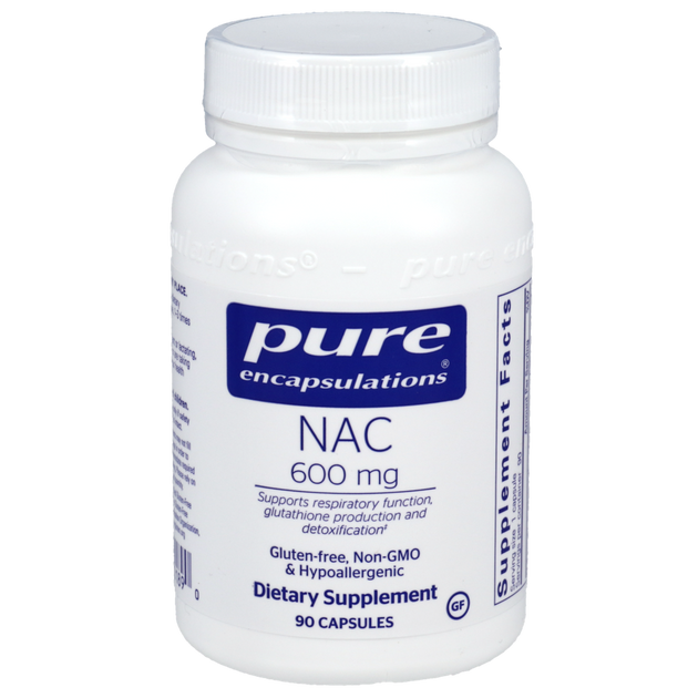 NAC 600mg, 90 Capsules , Brand_Pure Encapsulations Form_Capsules Requires Consultation Size_90 Capsules