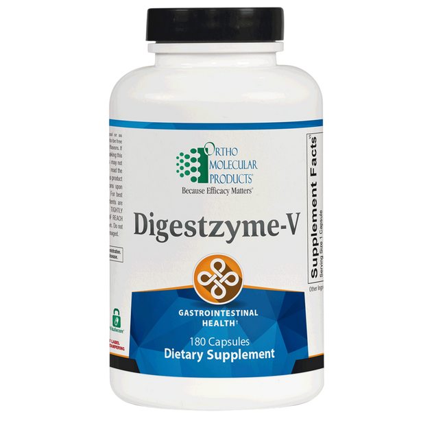 Digestzyme V, 180 capsules , Brand_Ortho Molecular caps Form_Capsules Requires Consultation Size_180 Caps