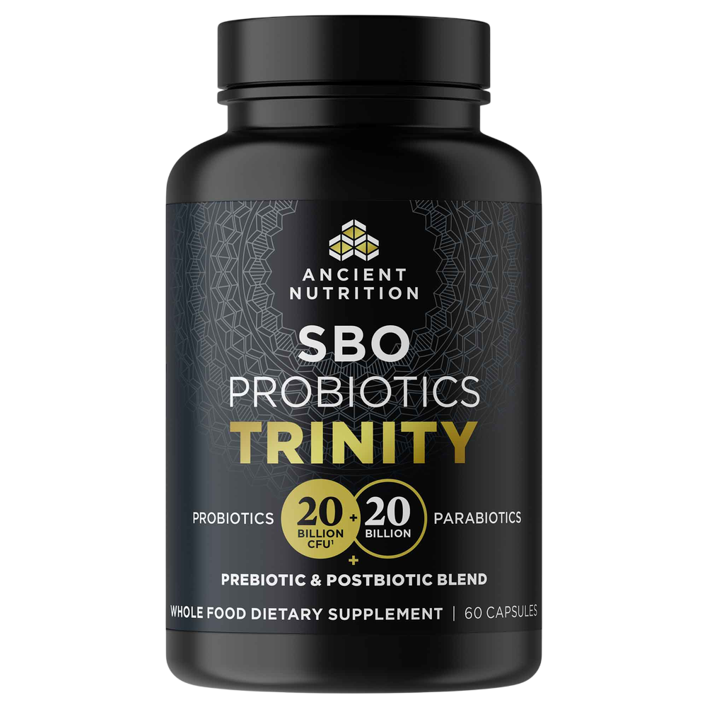 Ancient Nutrition SBO Probiotic - Trinity - front