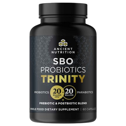 Ancient Nutrition SBO Probiotic - Trinity - front