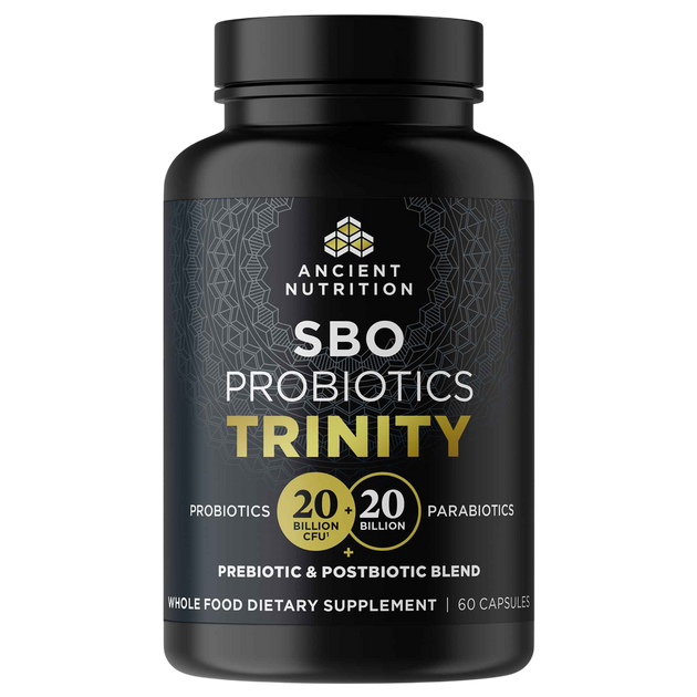 Ancient Nutrition SBO Probiotic - Trinity - front