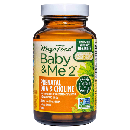 Baby & Me 2 Prenatal DHA & Choline, 60 Capsules