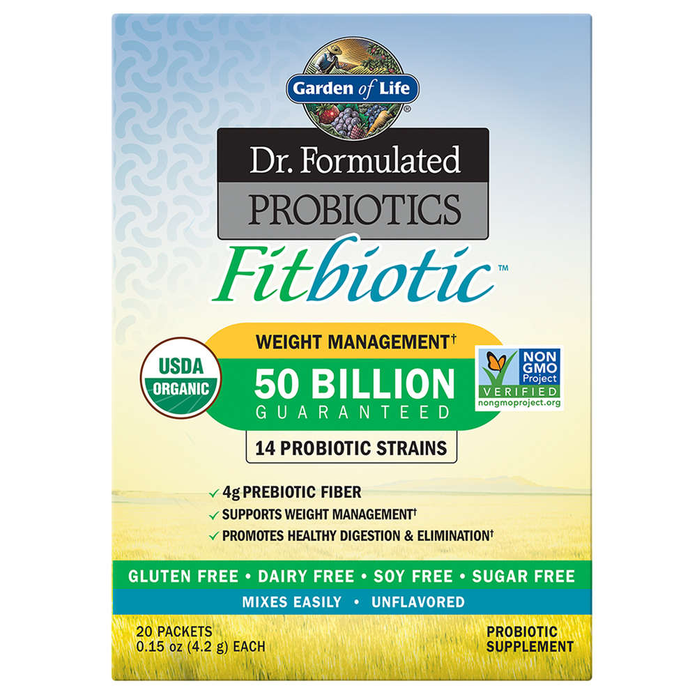 Dr. Formulated PROBIOTICS Fitbiotic, 20 Packets