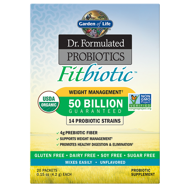 Dr. Formulated PROBIOTICS Fitbiotic, 20 Packets