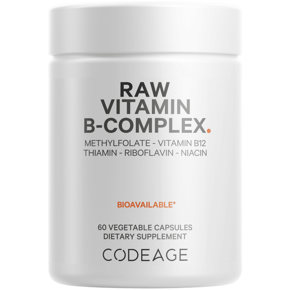 Raw Vitamin B Complex, 60 Capsules