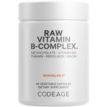 Raw Vitamin B Complex, 60 Capsules