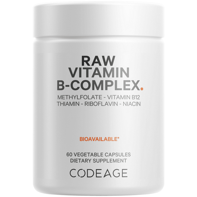 Raw Vitamin B Complex, 60 Capsules