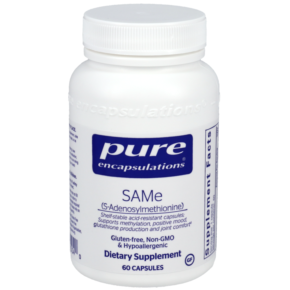 SAMe (S-Adenosylmethionine), 60 Capsules , Brand_Pure Encapsulations caps Emersons