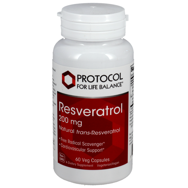 Resveratrol 200mg, 60 Capsules , Brand_Protocol for Life Balance capsules Form_Capsules Requires Consultation Size_60 Capsules