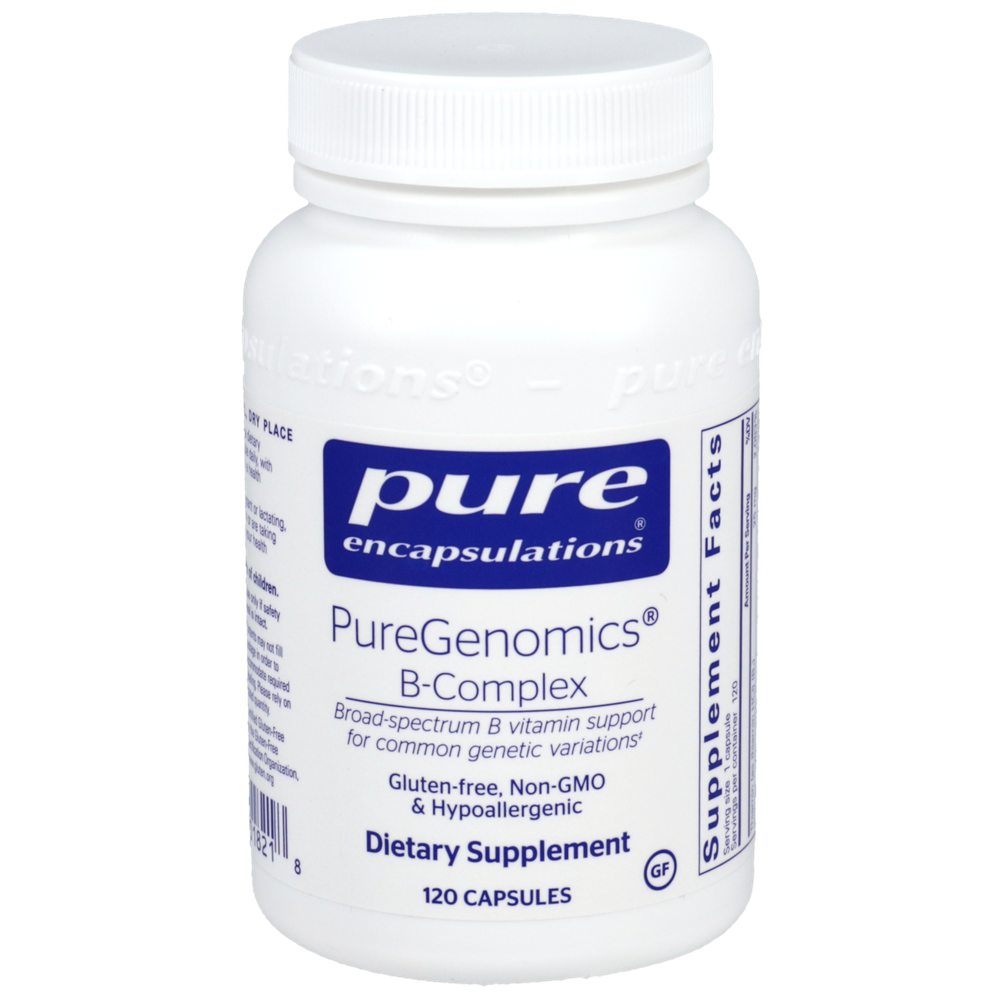 PureGenomics B-Complex, 120 Capsules , Brand_Pure Encapsulations Form_Capsules Requires Consultation Size_120 Capsules