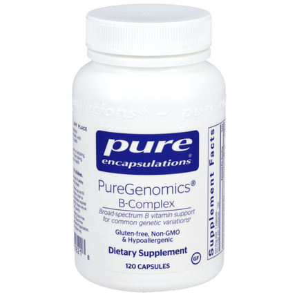 PureGenomics B-Complex, 120 Capsules , Brand_Pure Encapsulations Form_Capsules Requires Consultation Size_120 Capsules