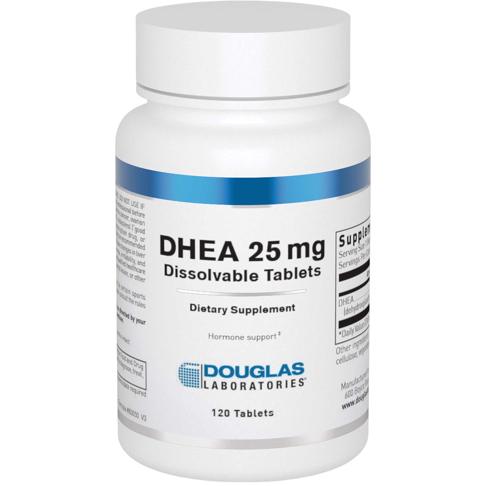 DHEA 25mg (Dissolvable Tablet), 120 Tablets