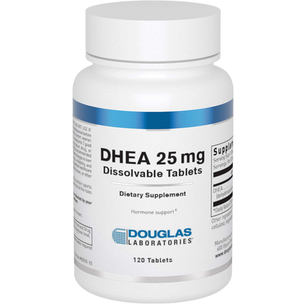 DHEA 25mg (Dissolvable Tablet), 120 Tablets