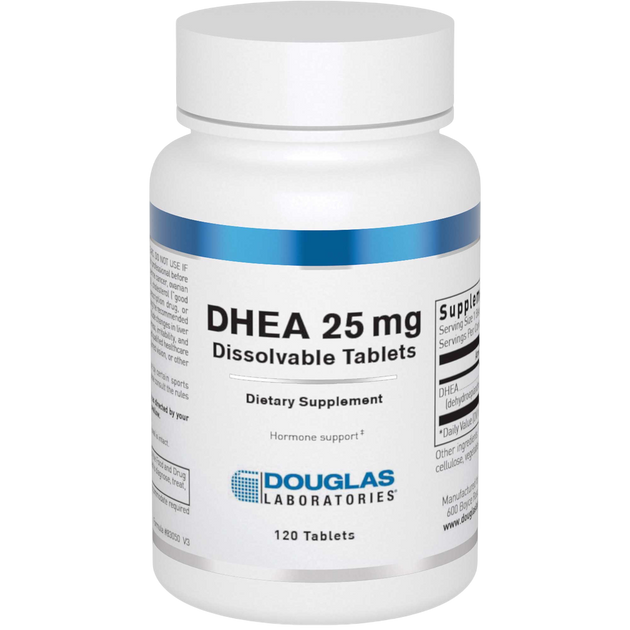 DHEA 25mg (Dissolvable Tablet), 120 Tablets