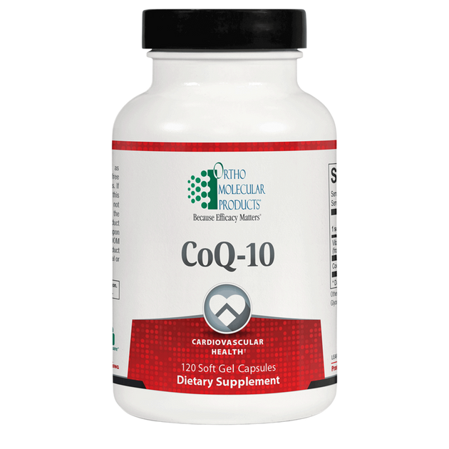 CoQ-10, 120 Softgels , Brand_Ortho Molecular Form_Softgels Requires Consultation Size_120 Softgels softgels