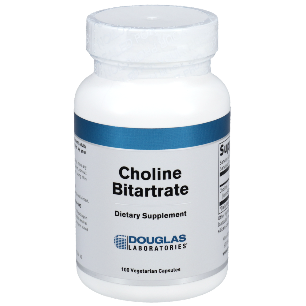 Choline Bitartrate 500mg, 100 Capsules
