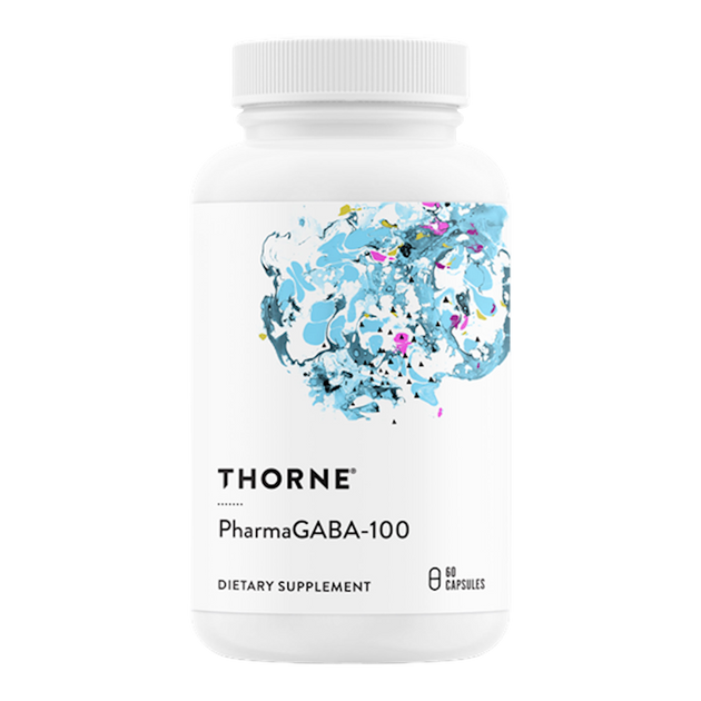 PharmaGABA-100, 60 Capsules , Brand_Thorne Research Form_Capsules Size_60 Capsules