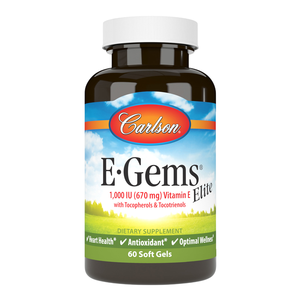 E-Gems® Elite 1000IU, 60 Softgels