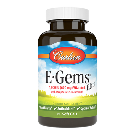 E-Gems® Elite 1000IU, 60 Softgels