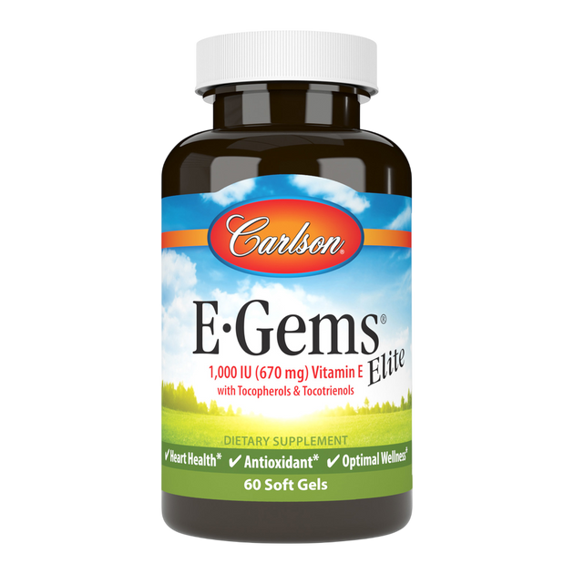 E-Gems® Elite 1000IU, 60 Softgels