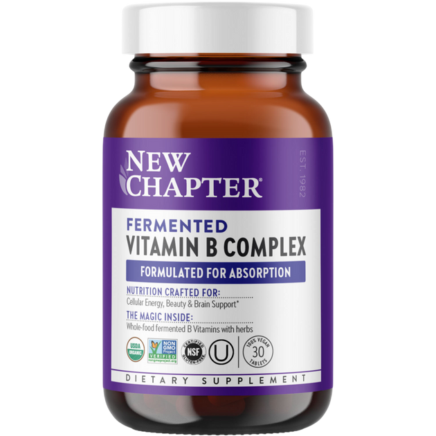 Fermented Vitamin B Complex, 30 tablets , Form_Tablets