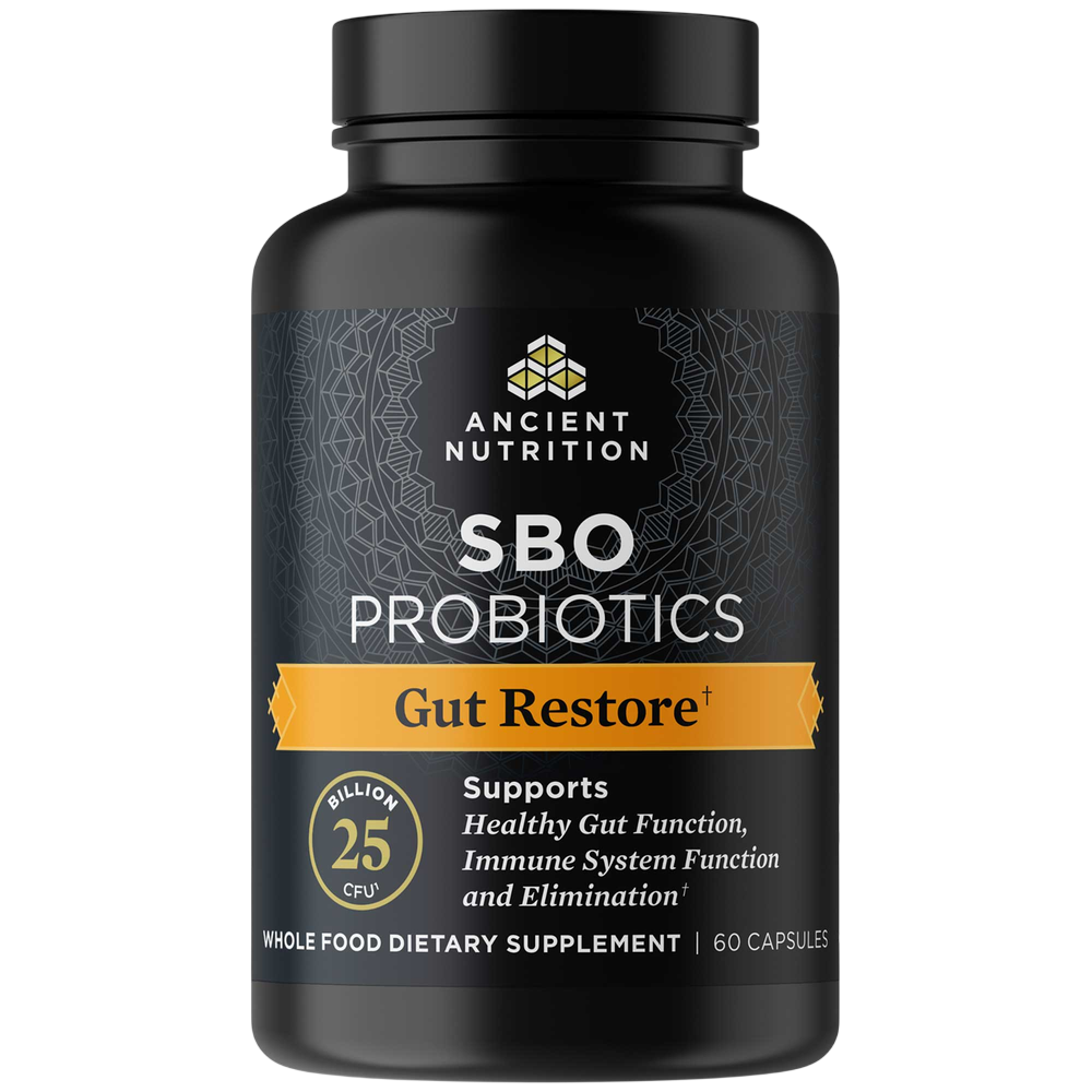 Ancient Nutrition SBO Probiotic Gut Restore - front