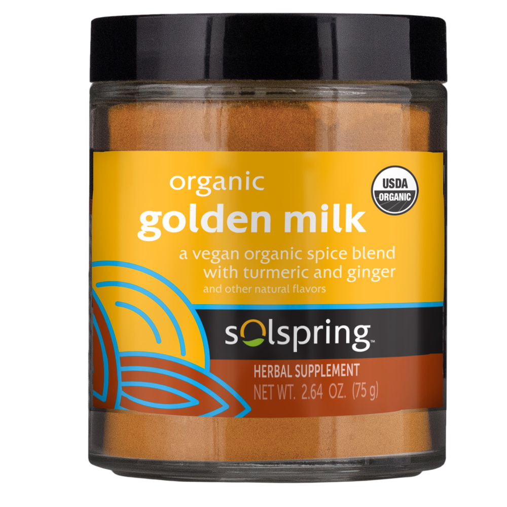 Solspring Organic Golden Milk, 75 g Powder