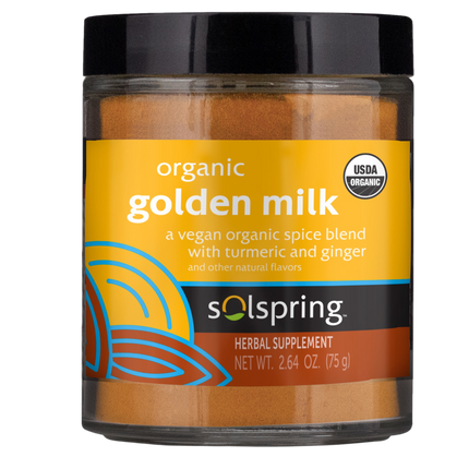 Solspring Organic Golden Milk, 75 g Powder