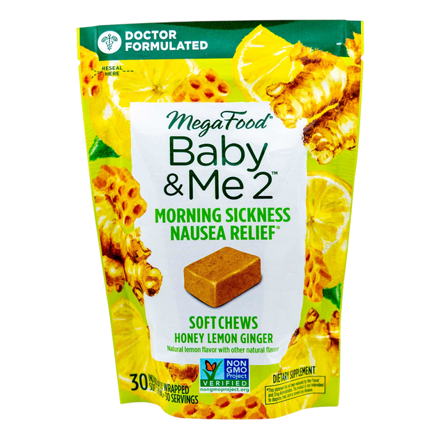 Baby & Me 2™ Morning Sickness Nausea Relief Soft Chews, 30 Chewable Tablets , Form_Tablets