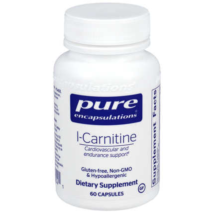 L-Carnitine, 60 Capsules , Brand_Pure Encapsulations caps Emersons