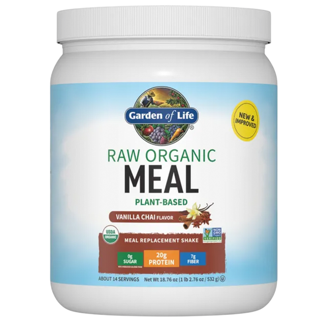 RAW Organic Meal - Plant-Based Vanilla Chai, 532 g