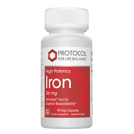 Iron 36mg, 90 Capsules , Brand_Protocol for Life Balance capsules Form_Capsules Requires Consultation Size_90 Capsules