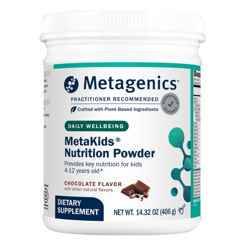MetaKids™ Nutrition Powder, Chocolate Flavor, 14.32 (406 g) Powder , Emersons Form_Powder powder