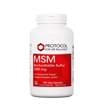 MSM Bio-Available Sulfur, 180 Capsules , Brand_Protocol for Life Balance capsules Form_Capsules Requires Consultation Size_180 Capsules