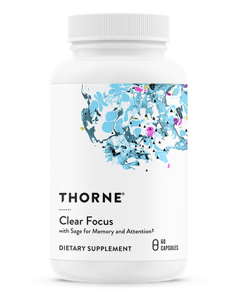 Clear Focus with Sage for Memory and Attention, 60 Capsules , Brand_Thorne Research Form_Capsules Size_60 Capsules