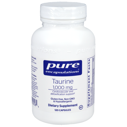 Taurine 1000mg, 120 Capsules , Brand_Pure Encapsulations Form_Capsules Requires Consultation Size_120 Capsules